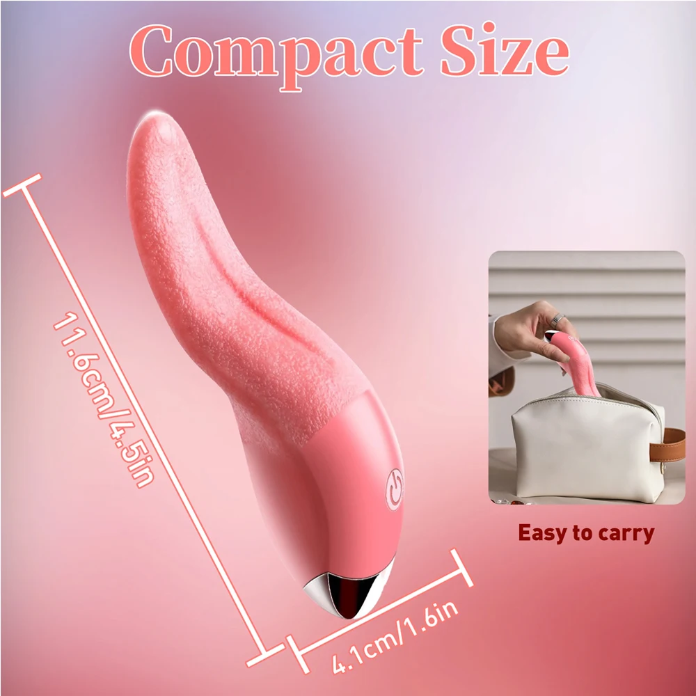Tongue Licking G-Spot Vibrator for Women Powerful Clitoral Nipples Stimulator Massager Female Vagina Masturbator Erotic Sex Toys - Image 6