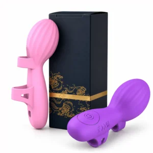 LEVETT Clitoris Stimulator Mini Finger Vibrator for Women 10 Modes Portable Adult Female External Massager Sex Toys for Couples