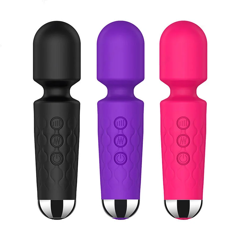 20 Speeds Powerful AV Vibrator Magic-Wand Anal Dildo Nipple G spot Clitoris Stimulator Female Masturbation Sex Toys for Women