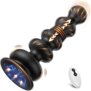 Thrusting Prostate Massager Virbration Toys Inflatable Powerfull Vibrator for Men Women Couple Anal Plug Sex Toy for Adult 18