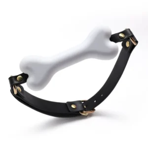 White Harness Mouth Silicone Dog Bone Ball Gag Open Mouth Gag Bdsm Bondage Sextoy Gag Sex Products Sm Sex Toys for Women